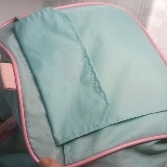 My Little Pony Pastel Pink and Blue Duffle Bag 80,s - Picture 3 of 6